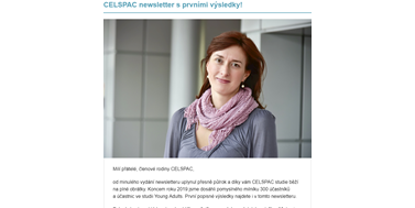 První výsledky CELSPAC