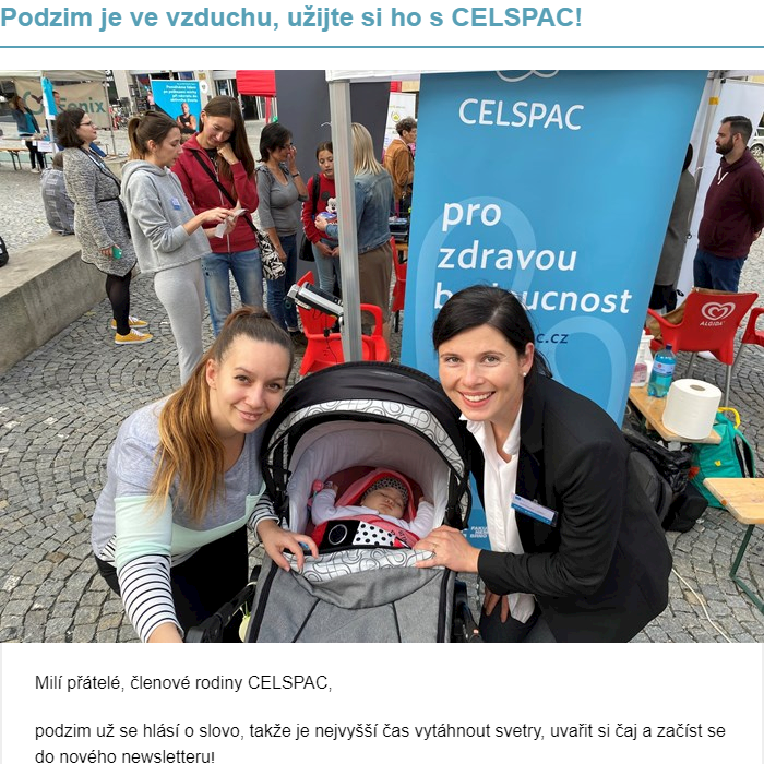 Novinky ze studie CELSPAC