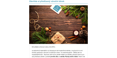 Otevřete si předčasný vánoční dárek